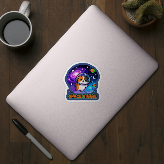 Space Piggie  | Cute Guinea Pig Astronaut Design | Kawaii Cosmic Pet by Omar's Store 13